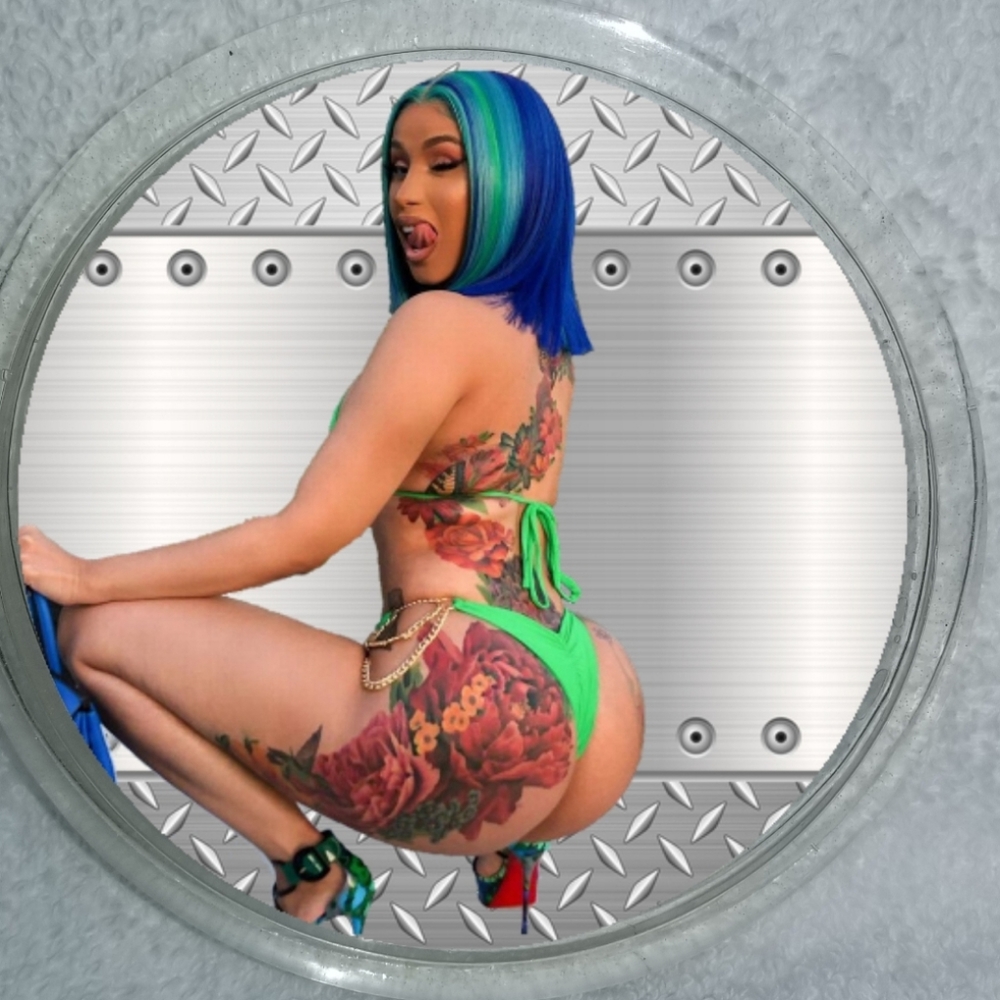 Cardi B coaster